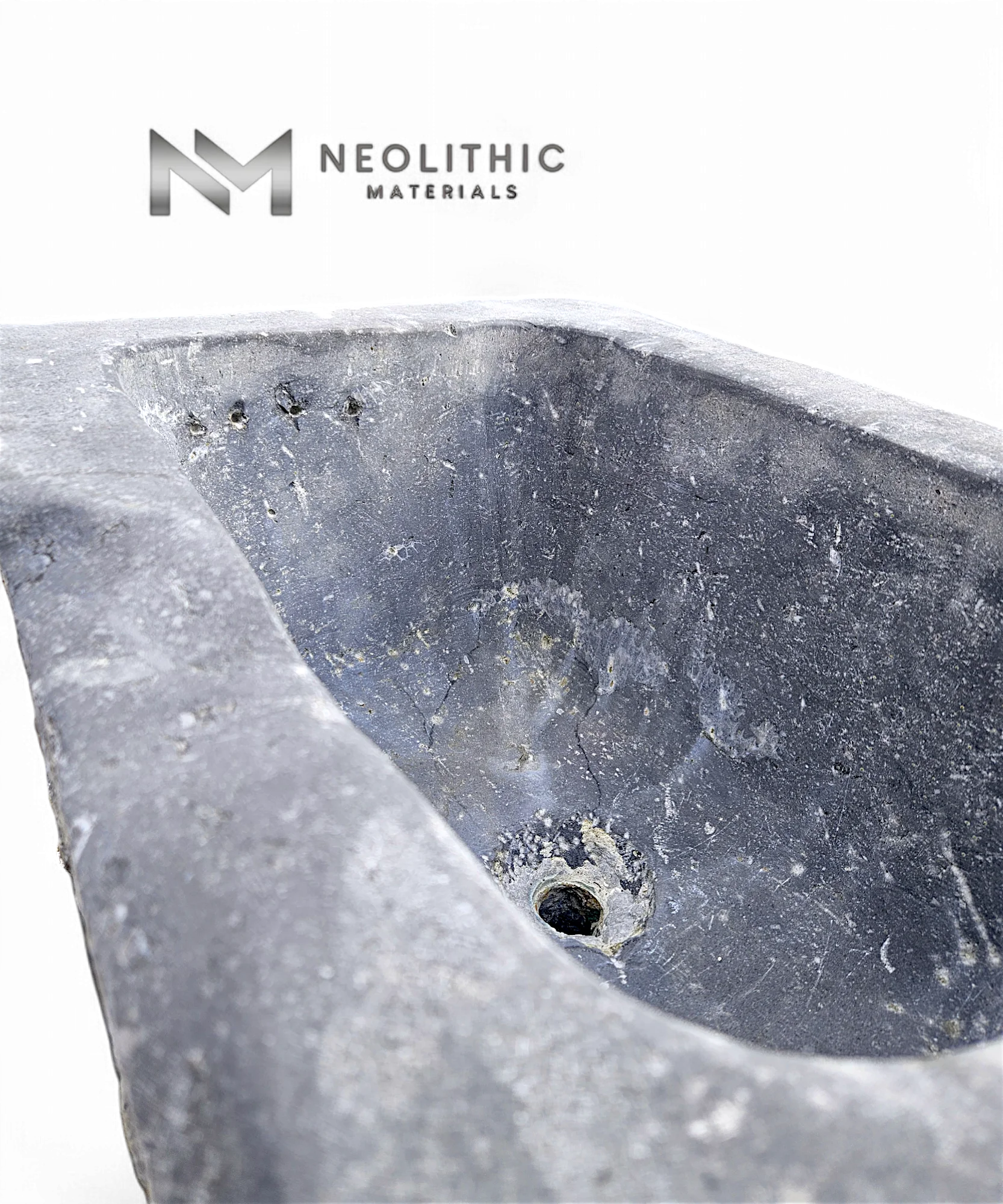Antique Belgian Bluestone Sink - Image 2